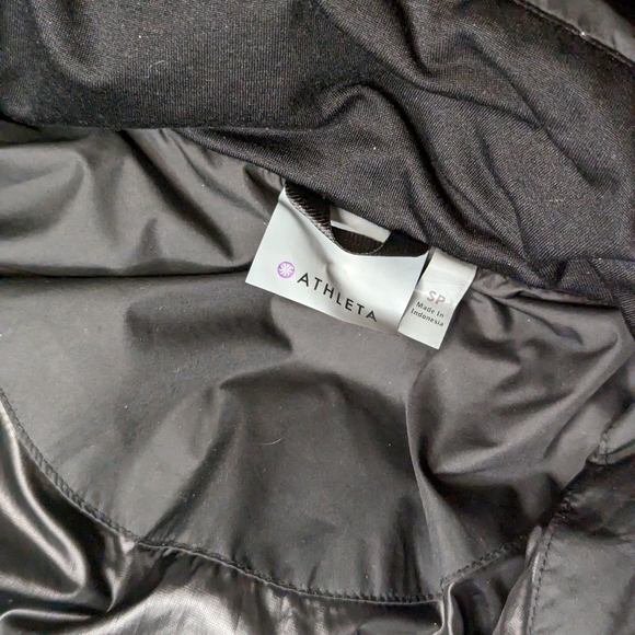Athleta Black Long Puffer Parka - Picture 8 of 15
